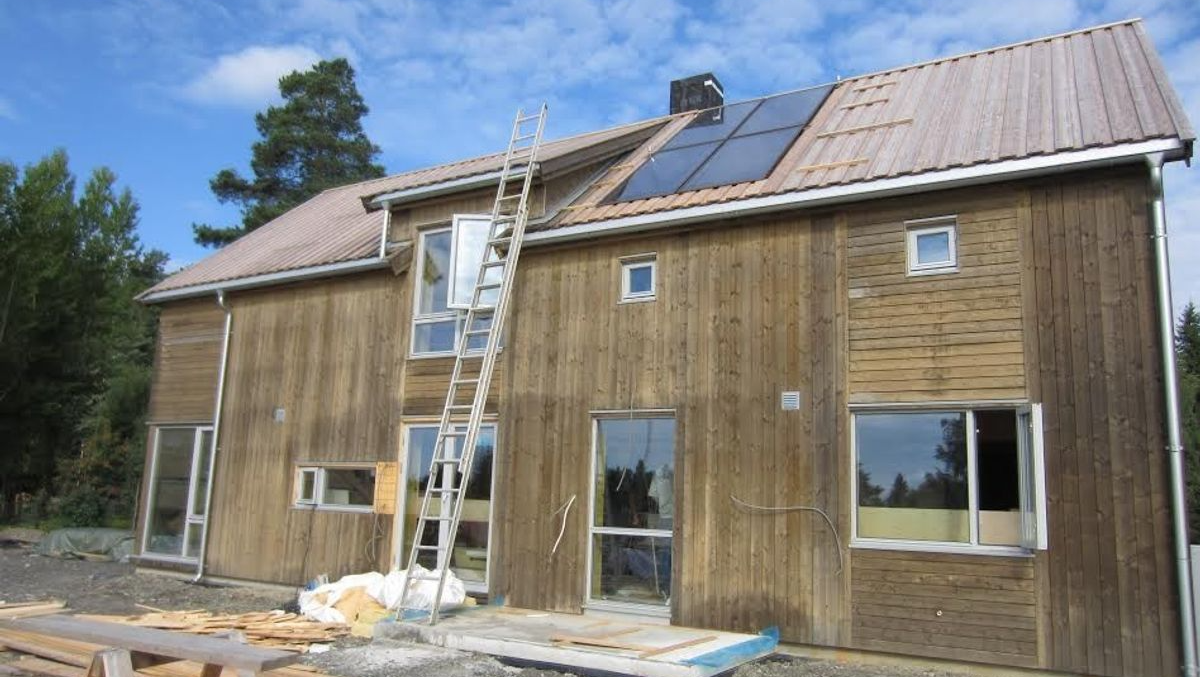 ferdig miljøhus bygget som totalprosjekt av jamo entreprenør 